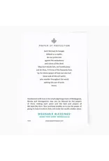 My Saint My Hero Protection Archangel Michael Bracelet - Navy / Silver