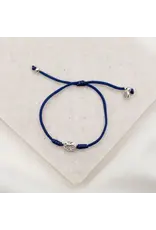 My Saint My Hero Protection Archangel Michael Bracelet - Navy / Silver