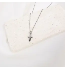 My Saint My Hero Simply Faith Necklace - Silver