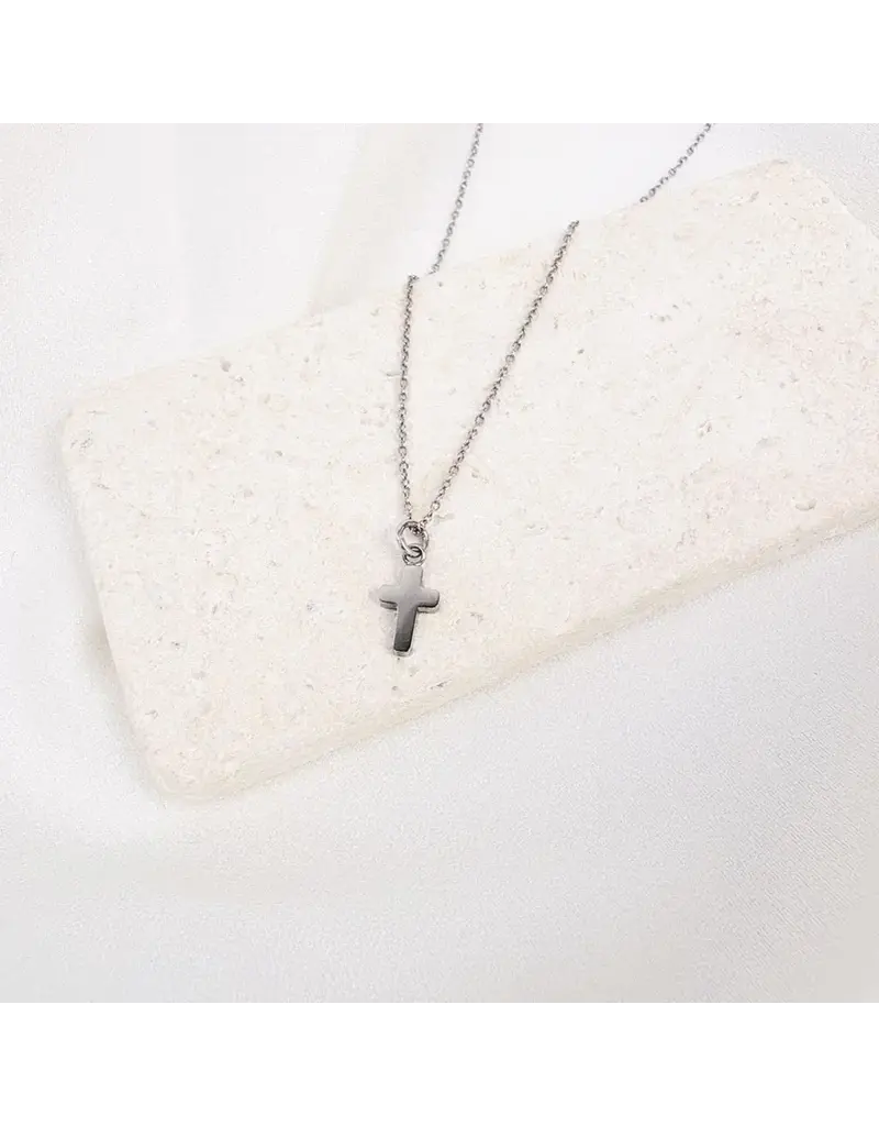My Saint My Hero Simply Faith Necklace - Silver
