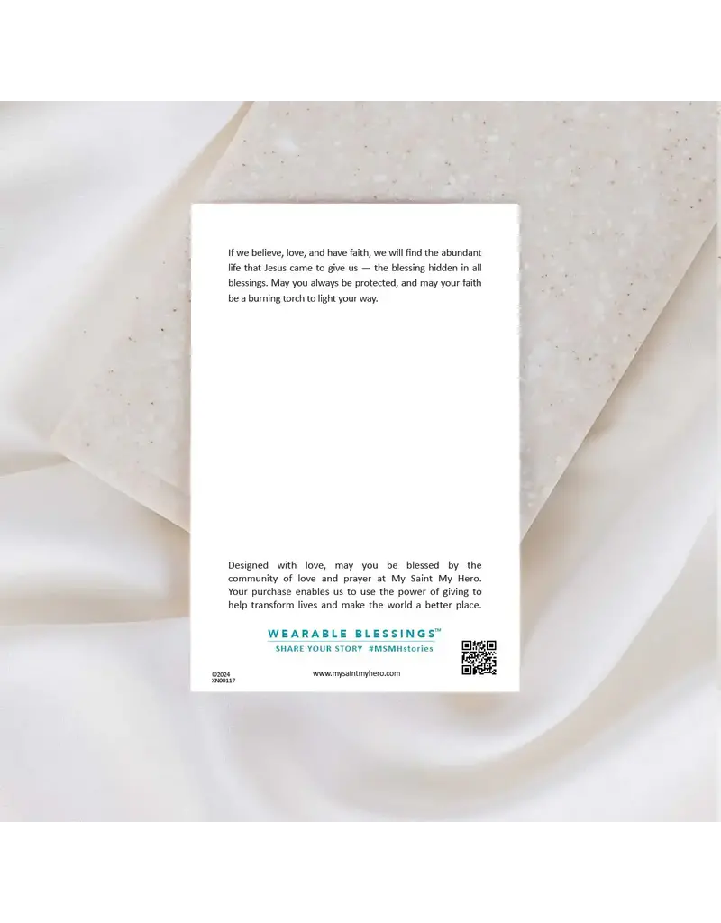 My Saint My Hero Simply Faith Necklace - Silver