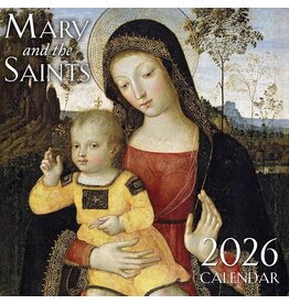 Tan Books 2026  Mary and the Saints Wall Calendar