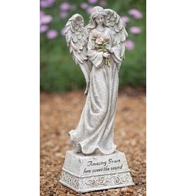 Roman, Inc Garden Figurine-Angel-Amazing Grace (14")