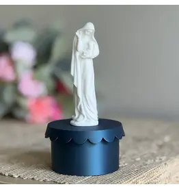 Be Still Prayer Space 3D Printed Miraculous Medal Madonna Keepsake Box | Dark Blue