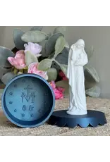 Be Still Prayer Space 3D Printed Miraculous Medal Madonna Keepsake Box | Dark Blue