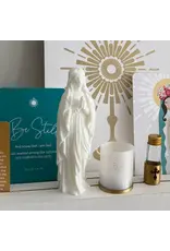 Be Still Prayer Space 3D Printed Praying Mary Statue, 7" | Be Still Prayer Space