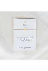 My Saint My Hero Hope Sunflower Bracelet - Tan