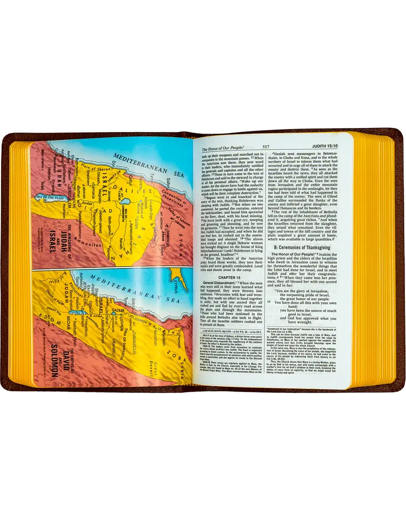 Catholic Book Publishing Corp NCB St. Joseph Compact Size Edition-Brown Simulated Leather (#606/10BN)