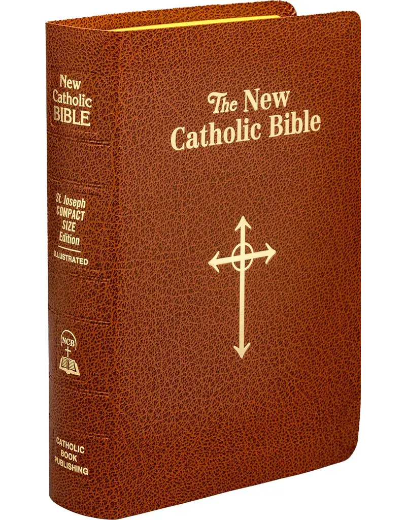 Catholic Book Publishing Corp NCB St. Joseph Compact Size Edition-Brown Simulated Leather (#606/10BN)
