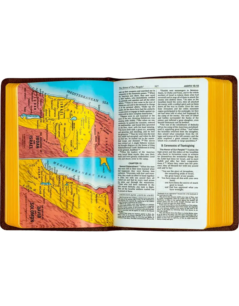 Catholic Book Publishing Corp NCB St. Joseph Compact Size Edition-Brown Simulated Leather (#606/10BN)