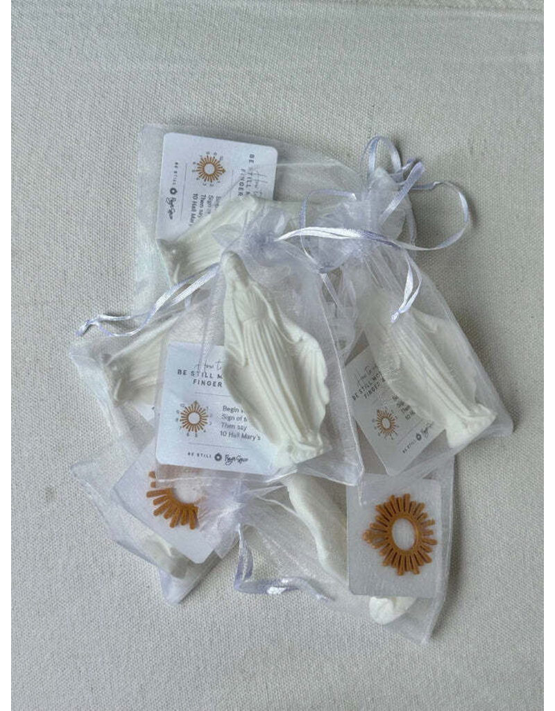 Be Still Prayer Space 3D Printed Mary Statue 4" | Be Still Prayer Space