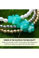 Holy Water Lucky Shamrock Bracelet| Yellow gold