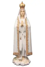 Goldscheider of Vienna Our Lady of Fatima Statue in Color 10"