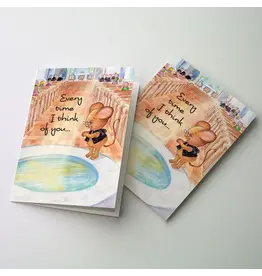 Altar + Home Every Time I Think of You - Benny the Church Mouse Care and Concern Card