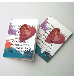 Altar + Home The Fruit of the Spirit - Inspirational Blank Card