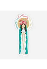 Be Still Prayer Space Our Lady of the Rosary Sticker with Card | Be Still Prayer Space