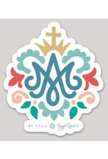 Be Still Prayer Space Auspice Maria Sticker with Card | Be Still Prayer Space