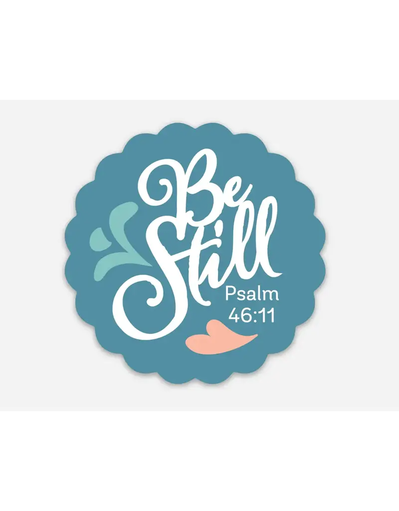Be Still Prayer Space Be Still (Psalm 46:11) Sticker with Card | Be Still Prayer Space