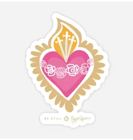 Be Still Prayer Space Immaculate Heart of Mary Sticker | Be Still Prayer Space