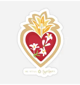 Be Still Prayer Space The Most Chaste Heart of Joseph Sticker with Card | Be Still Prayer Space