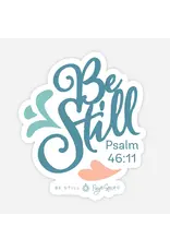 Be Still Prayer Space Be Still Words Sticker with Card | Be Still Prayer Space