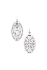 Wallace Brothers Manufacturing Sterling Silver Miraculous Medal on 20" chain
