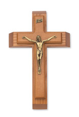 McVan 12" Walnut Crucifix Sick Call Set