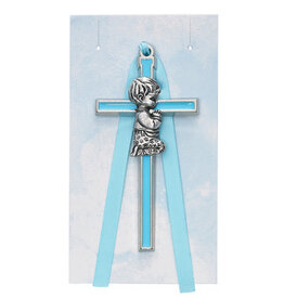 McVan 3 1/2" Blue Boy Crib Cross
