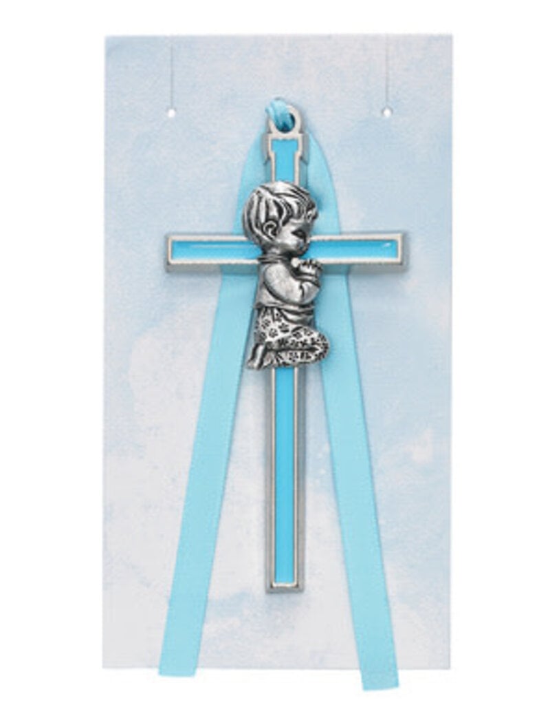 McVan 3 1/2" Blue Boy Crib Cross