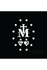 CatholiCar Miraculous Medal (Reverse Side) Decal