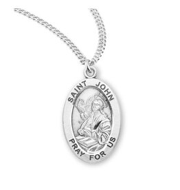 HMH Religious Sterling Silver St. John Medal