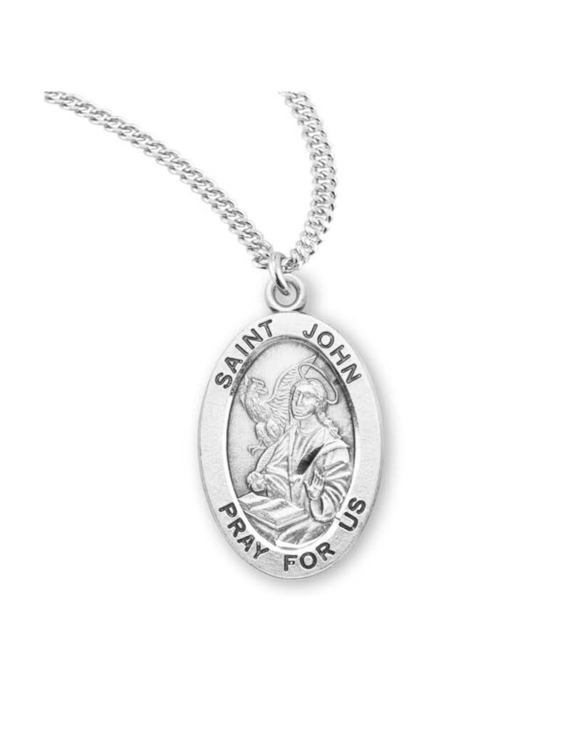 HMH Religious Sterling Silver St. John Medal