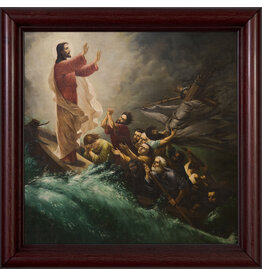 Catholic to the Max 12 x 12  Jesus Calming the Storm Frame