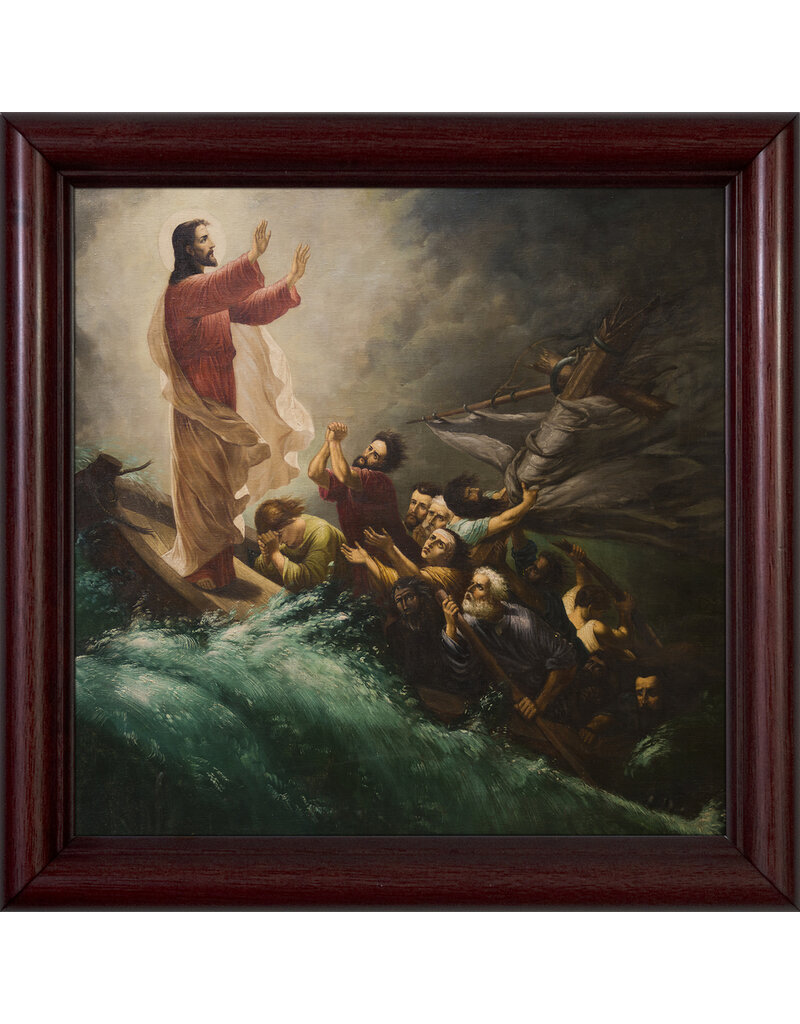 Catholic to the Max 12 x 12  Jesus Calming the Storm Frame