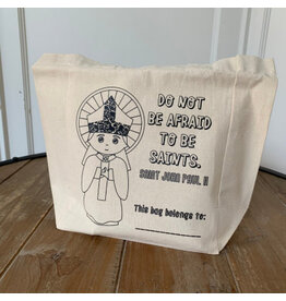 Meyer Market Designs Canvas Tote Bag: "Do Not Be Afraid To Be Saints" - St. John Paul II