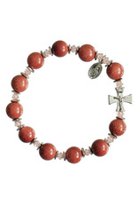 Sine Cera 10mm Genuine Goldstone Rosary Bracelet