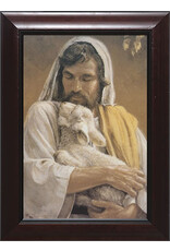 Catholic to the Max Good Shepherd - Cherry framed Art 11"x14"