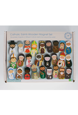 Shining Light Dolls Wooden Magnet Set: Catholic Saints