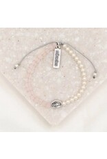 My Saint My Hero Mother Mary, Mother Me Blessing Bracelet- Silver/ Swarovski