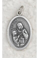 Lumen Mundi St Anne Oxidized Medal