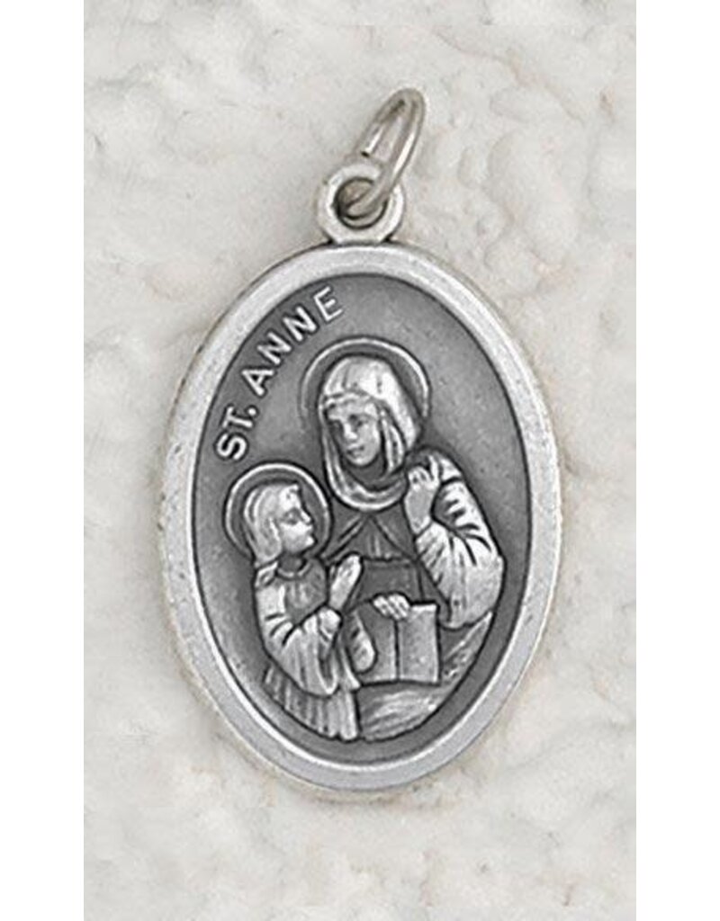 Lumen Mundi St Anne Oxidized Medal