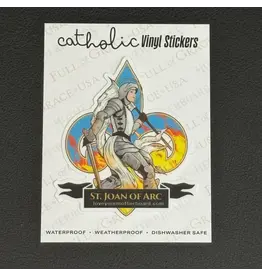 Full of Grace USA St. Joan of Arc Sticker Decal