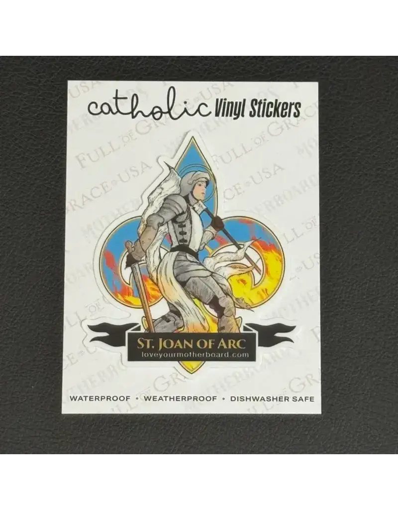 Full of Grace USA St. Joan of Arc Sticker Decal