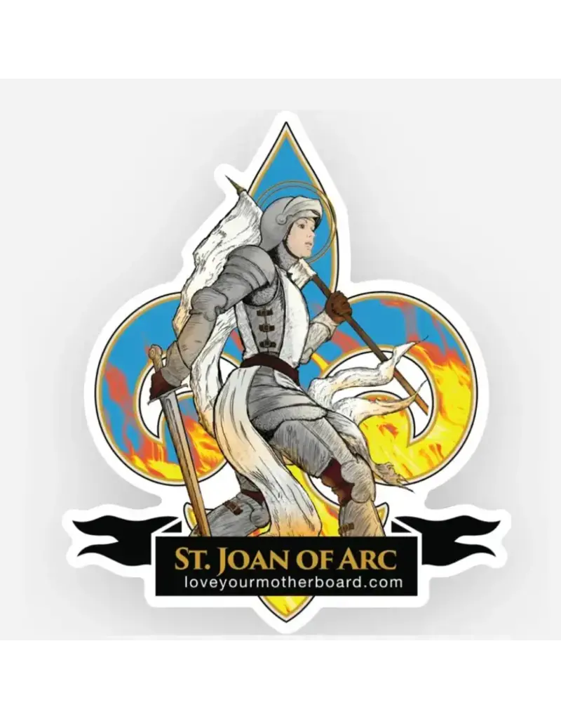 Full of Grace USA St. Joan of Arc Sticker Decal