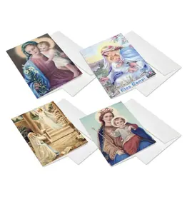 The Retro- A Full of Grace USA Company Mother Nealis: Blessed Mother Assorted Greeting Card(single card)