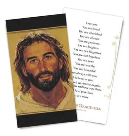 The Retro- A Full of Grace USA Company I See You....You Are Mine Holy Card