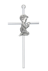 McVan Silver Boy Praying Cross