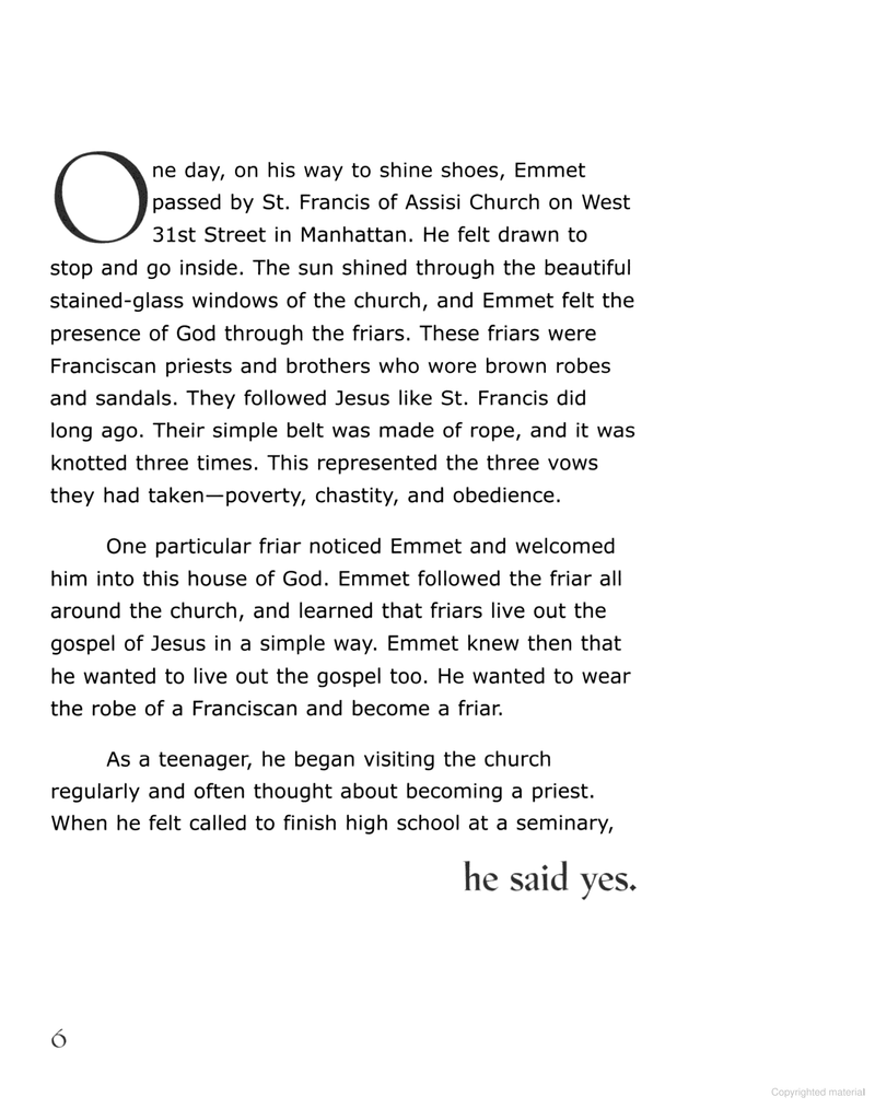 Paulist Press He Said Yes - Story of Father Mychal Judge