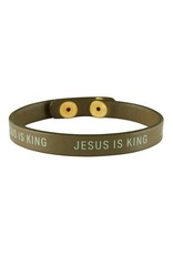 Kingdom Jewelry Bracelet-Simply Faith Snap-Jesus Is King