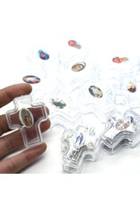 Holy Land Handicraft, LLC Multicolor Rosary in Cross Box